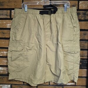 Timberland Men's Khaki 2X Hiking Shorts Cargo Lined Belted‎ Work Hunting Fishing